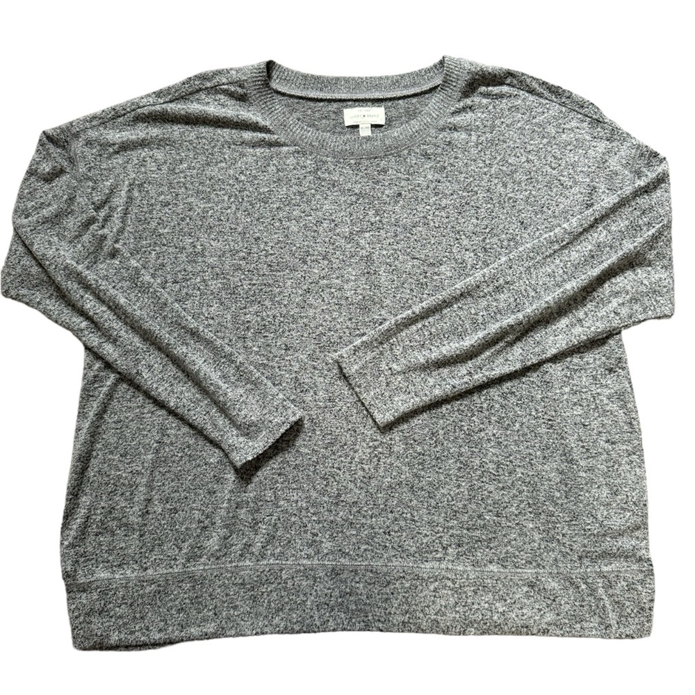 Super Cozy & Soft - Lucky Brand Women's Sweater - Size XL Gray/Black